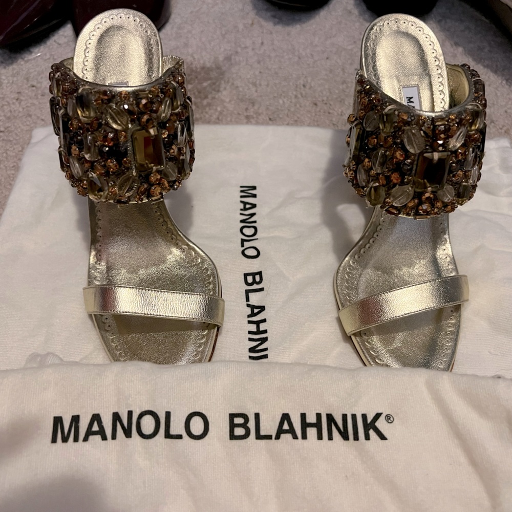 Manikin Blahnik heels